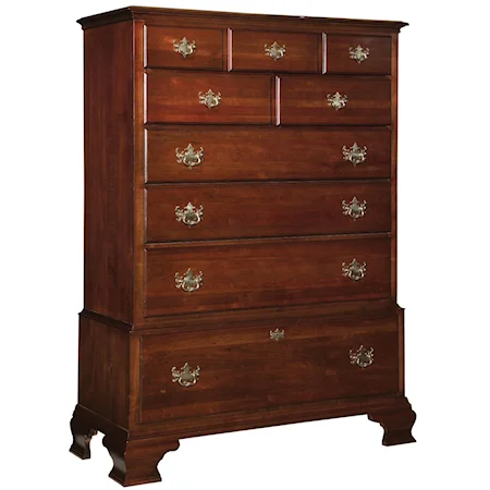 Six Drawer Chest on Chest